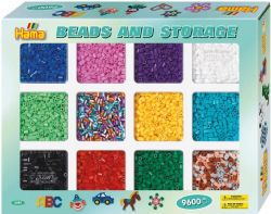 HAMA - 9600 PERLES AVEC BOITIER